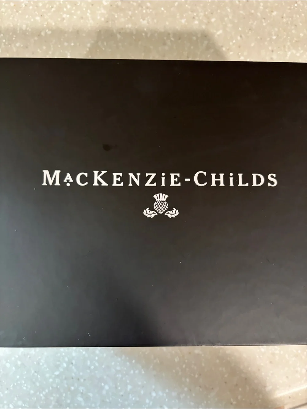MacKenzie-Childs Checkered Butterfly Candleholders in Black & Cream